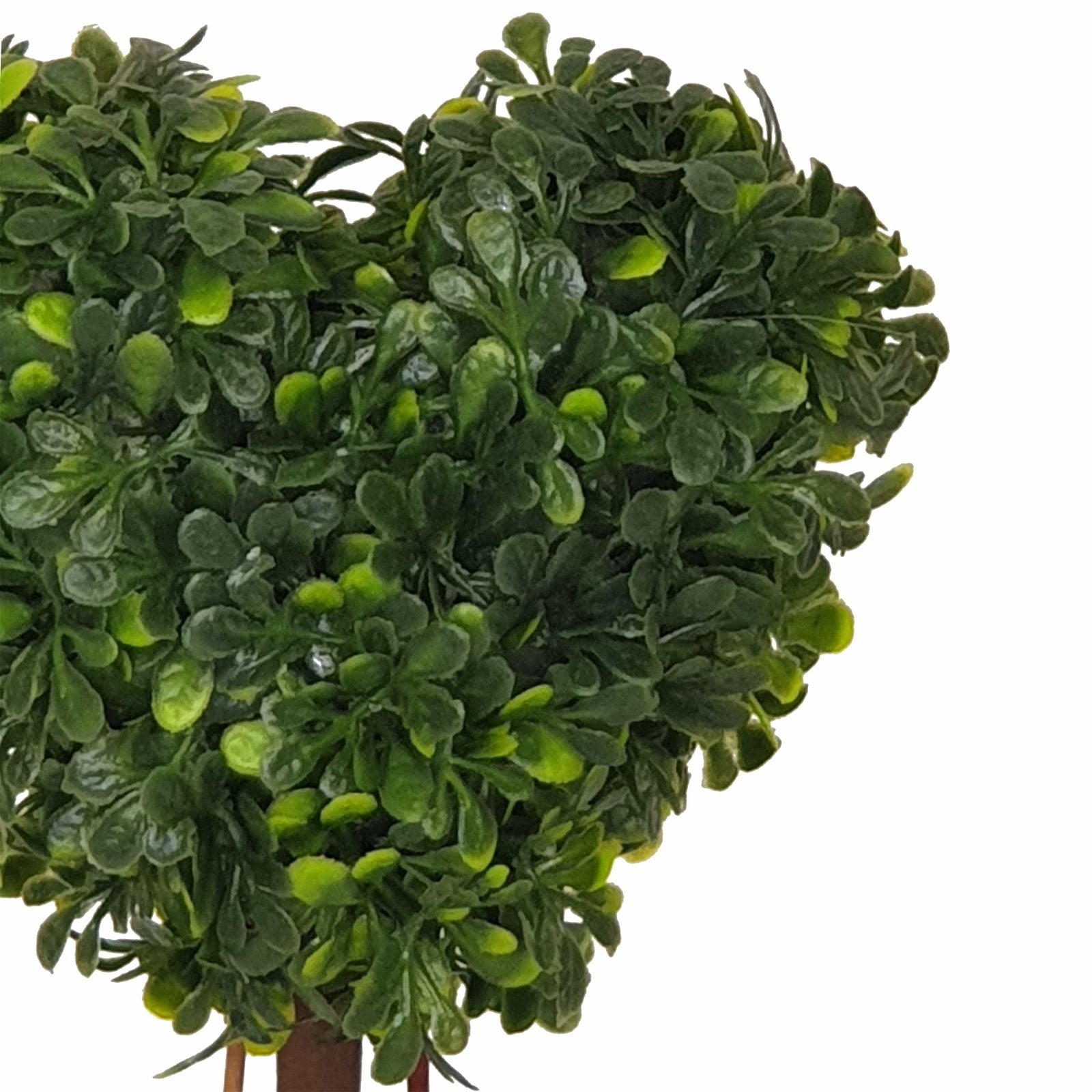 21cm Artificial Topiary Heart Plant in Terracotta Look Pot - Perfect for Home Decor, Wedding Centerpieces & Office Greenery - by Criterion