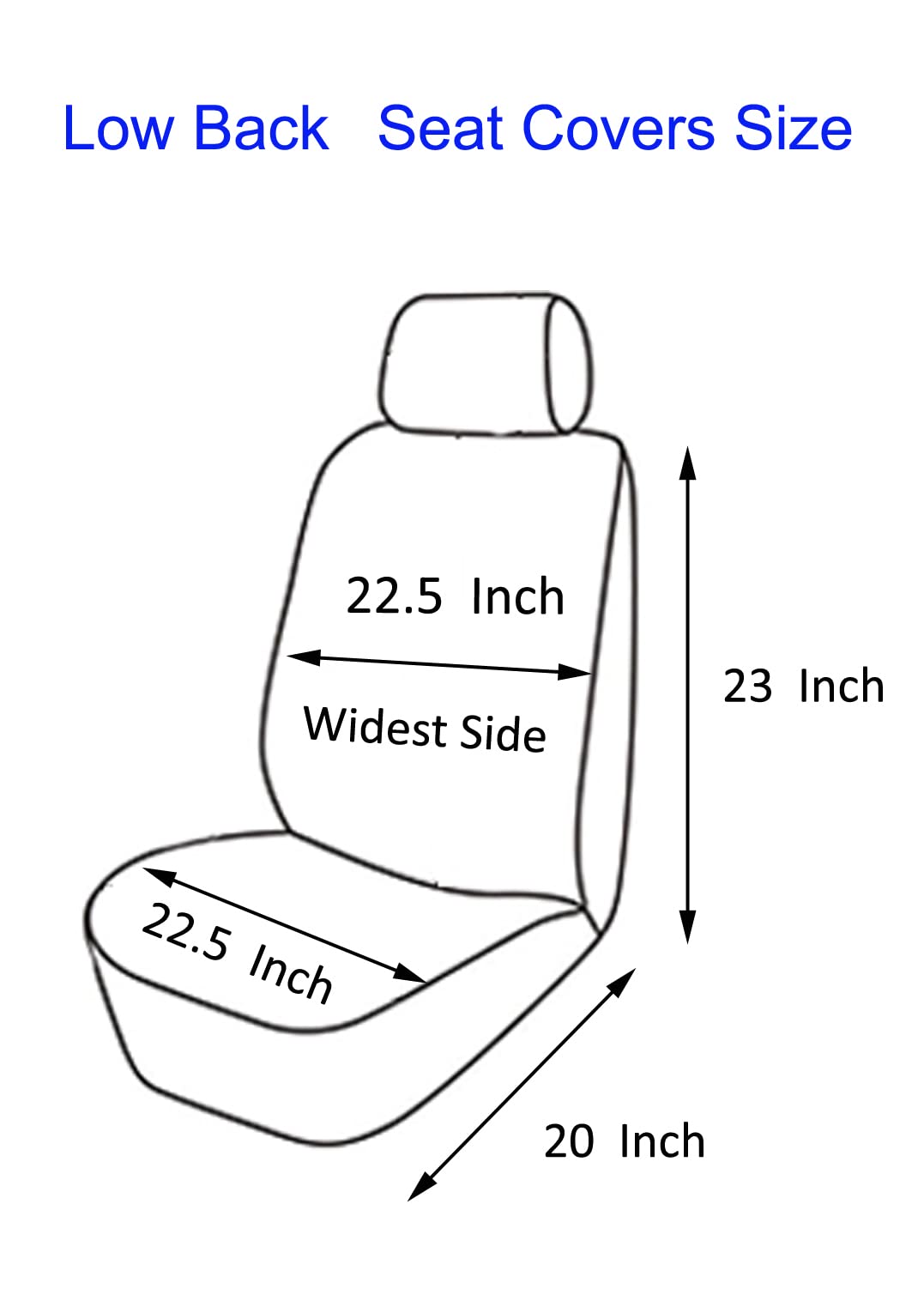 Universal Fit Rhinestone Studded Car Seat Covers for Trucks & Cars - 4-Piece Set with Low Back, Front Bucket & Headrest Covers (Heart Love-Black) - Perfect for Customizing & Protecting Vehicle Seats