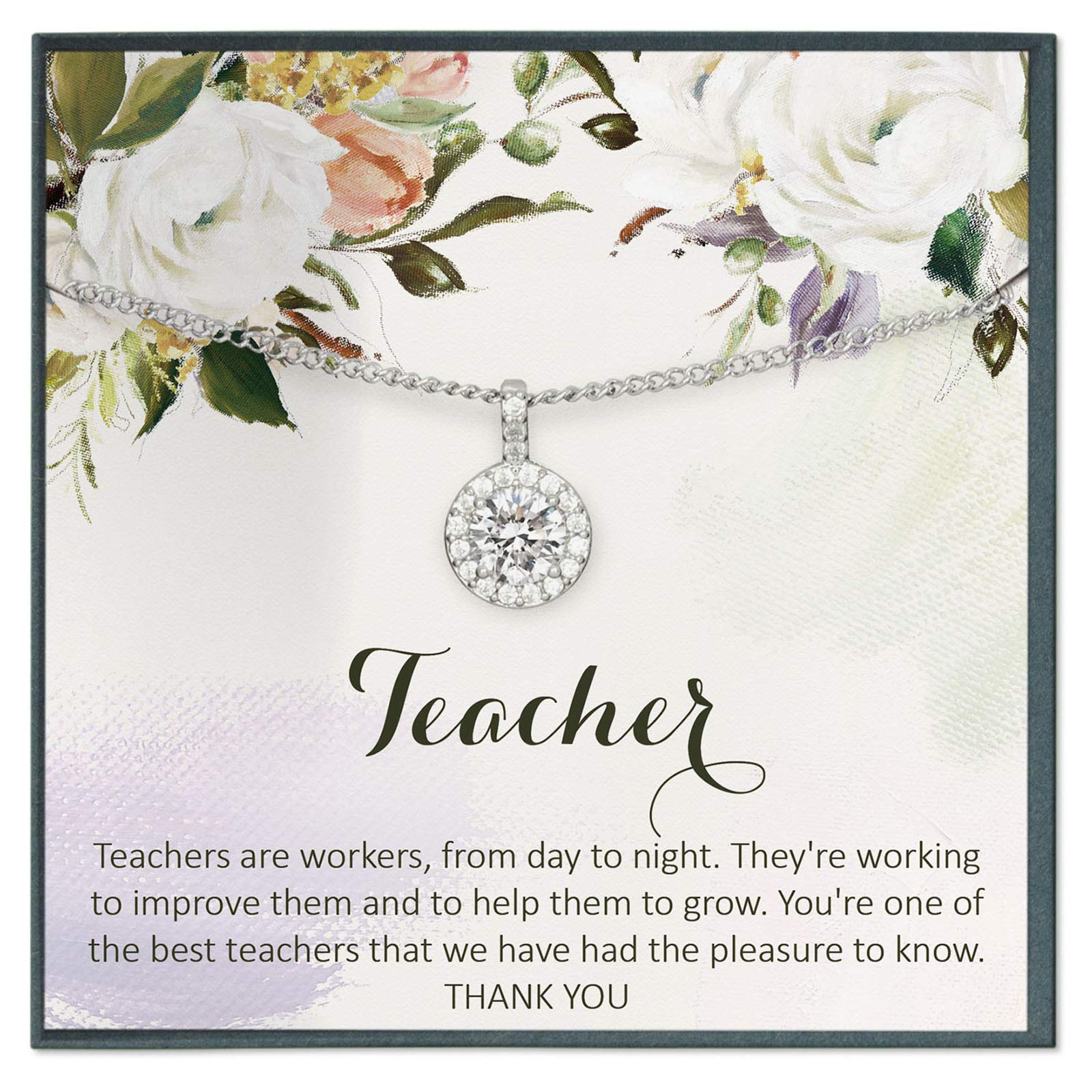 Grace of Pearl Thank You Gifts for Nurses - Elegant Appreciation Necklace for Caregivers, RNs & Healthcare Workers | Perfect for Nurse Week, Retirement & Recognition Ceremonies