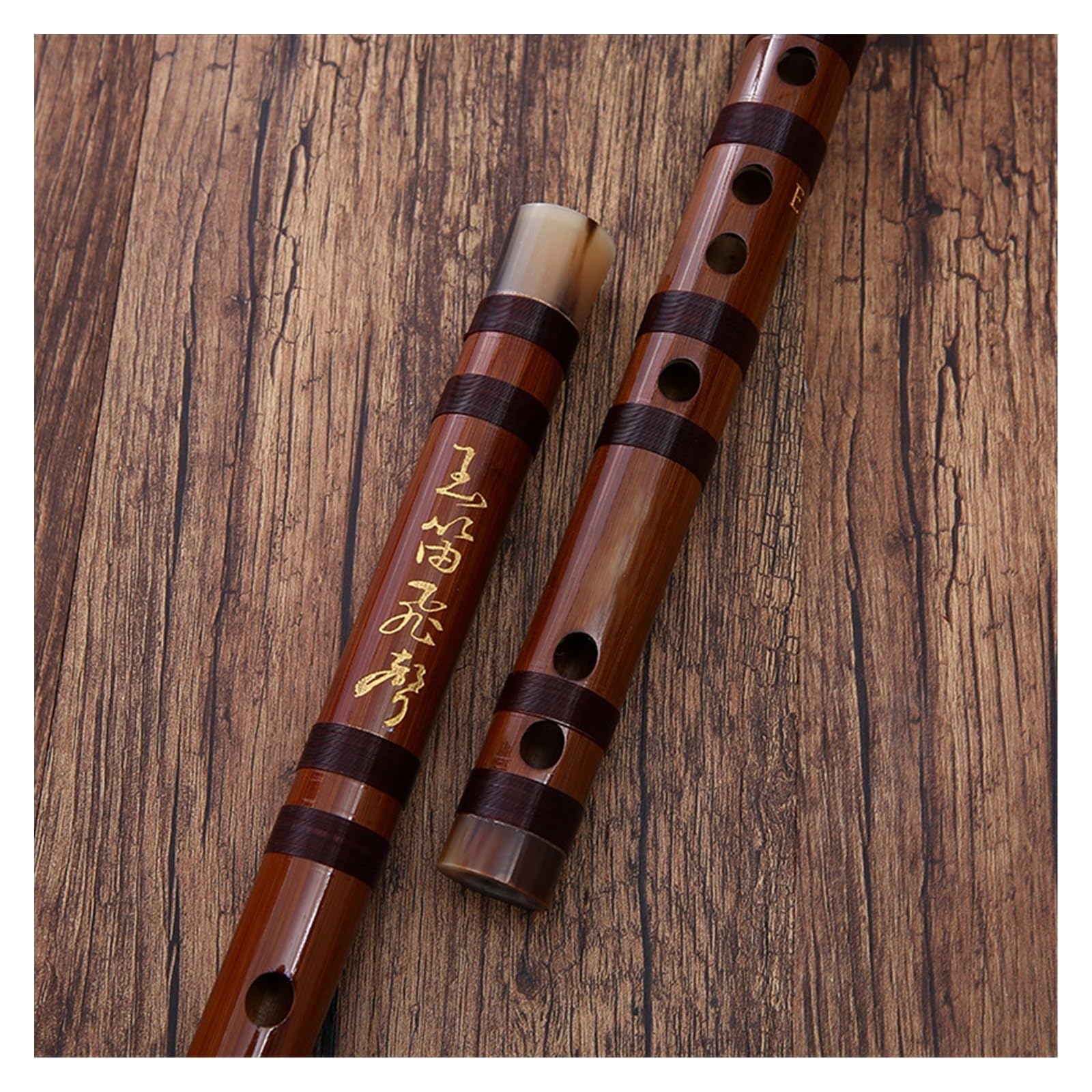 Professional Bamboo Flute for Beginners - E Key Tuned Handmade Wooden Flute Instrument - Perfect for Music Practice, Meditation & Cultural Performances