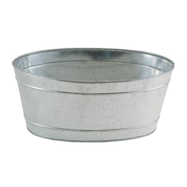 Achla Designs Galvanized Metal Tub 51M C 55 - Perfect for Farmhouse Decor, Garden Planters & Rustic Home Decorating
