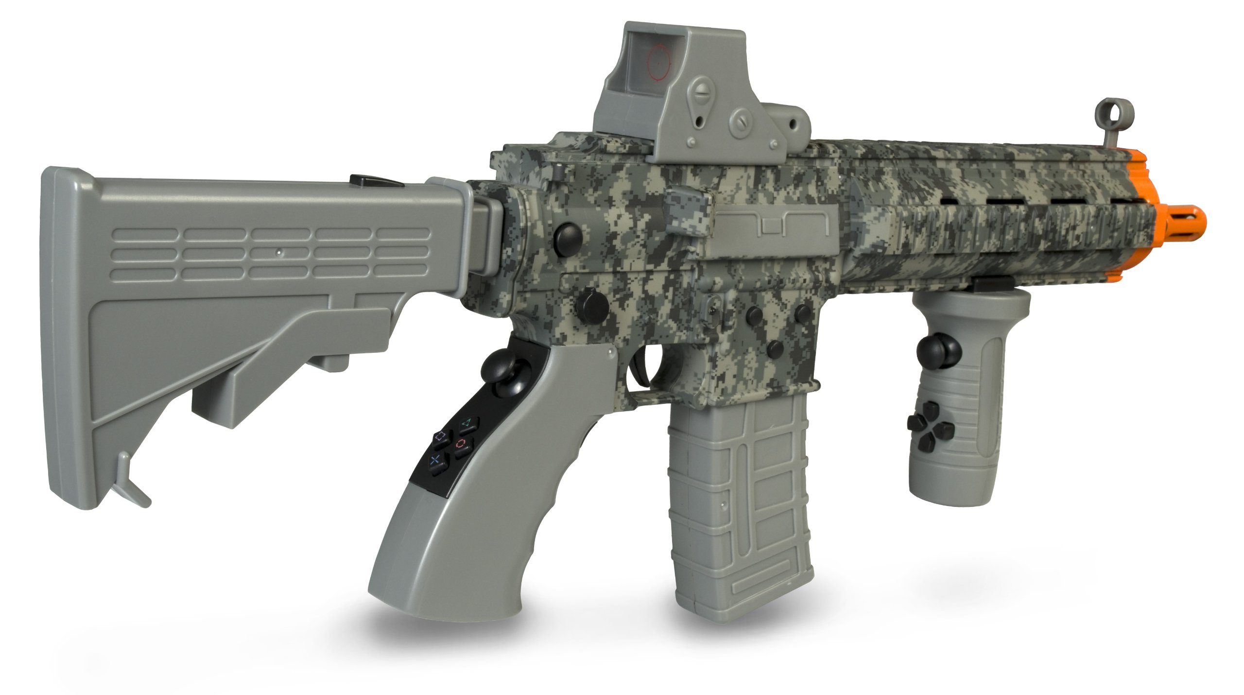 PlayStation Move & PS3 U.S. Army Elite Force Assault Rifle Controller - Standard Edition for PlayStation 3 | Tactical Gaming Accessory for FPS & Military Simulation Games
