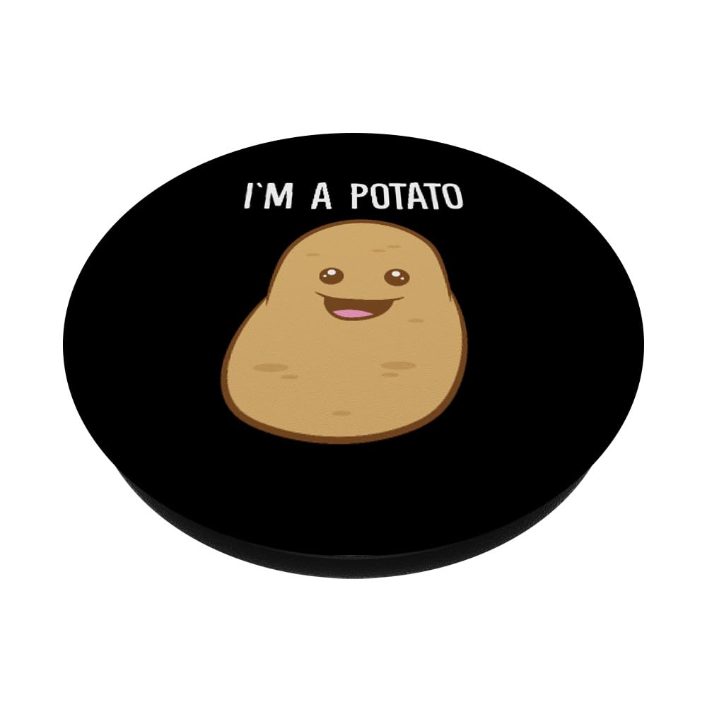 Potato-Themed PopSockets Adhesive PopGrip - Fun Phone Grip & Stand for iPhone, Samsung, and More - Perfect for Daily Use, Gaming, and Taking Selfies