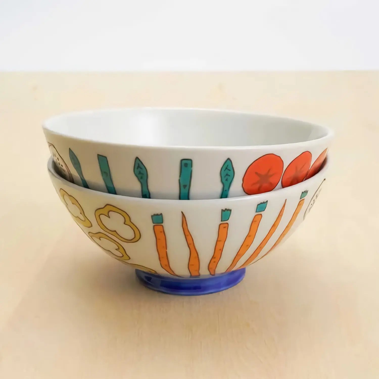 Premium Harekutani Porcelain Rice Bowl Set - Elegant Japanese Ceramic Dish for Rice, Soup, Salad & Sides - Perfect for Asian Dining, Home Kitchen & Restaurant Use