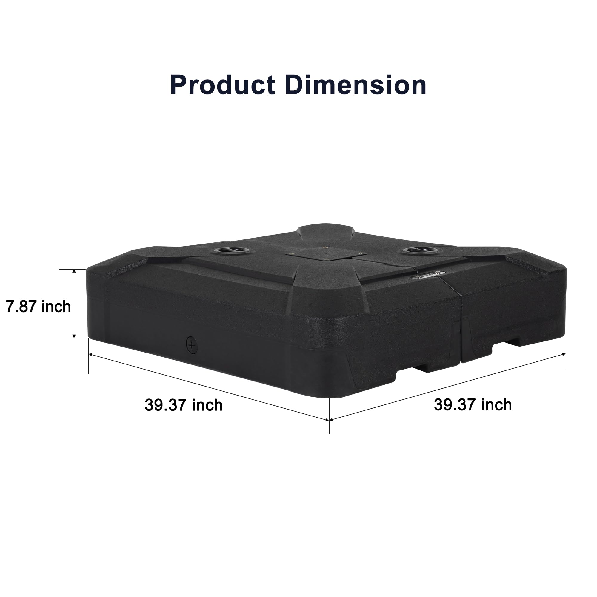 **PURPLE LEAF XN4150 Heavy-Duty Patio Umbrella Base – 330LBS Weighted Stand for Outdoor Market Umbrellas (Sand or Water Fillable) – Perfect for Backyard, Poolside, and Patio Use**
