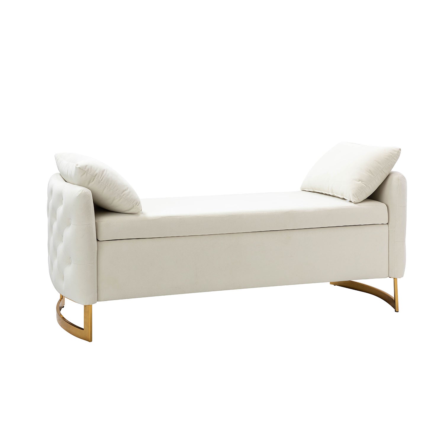 Angelo Upholstered Flip Top Storage Bench - Stylish Ottoman with Hidden Storage for Living Room, Bedroom & Entryway - Perfect for Home Organization & Extra Seating
