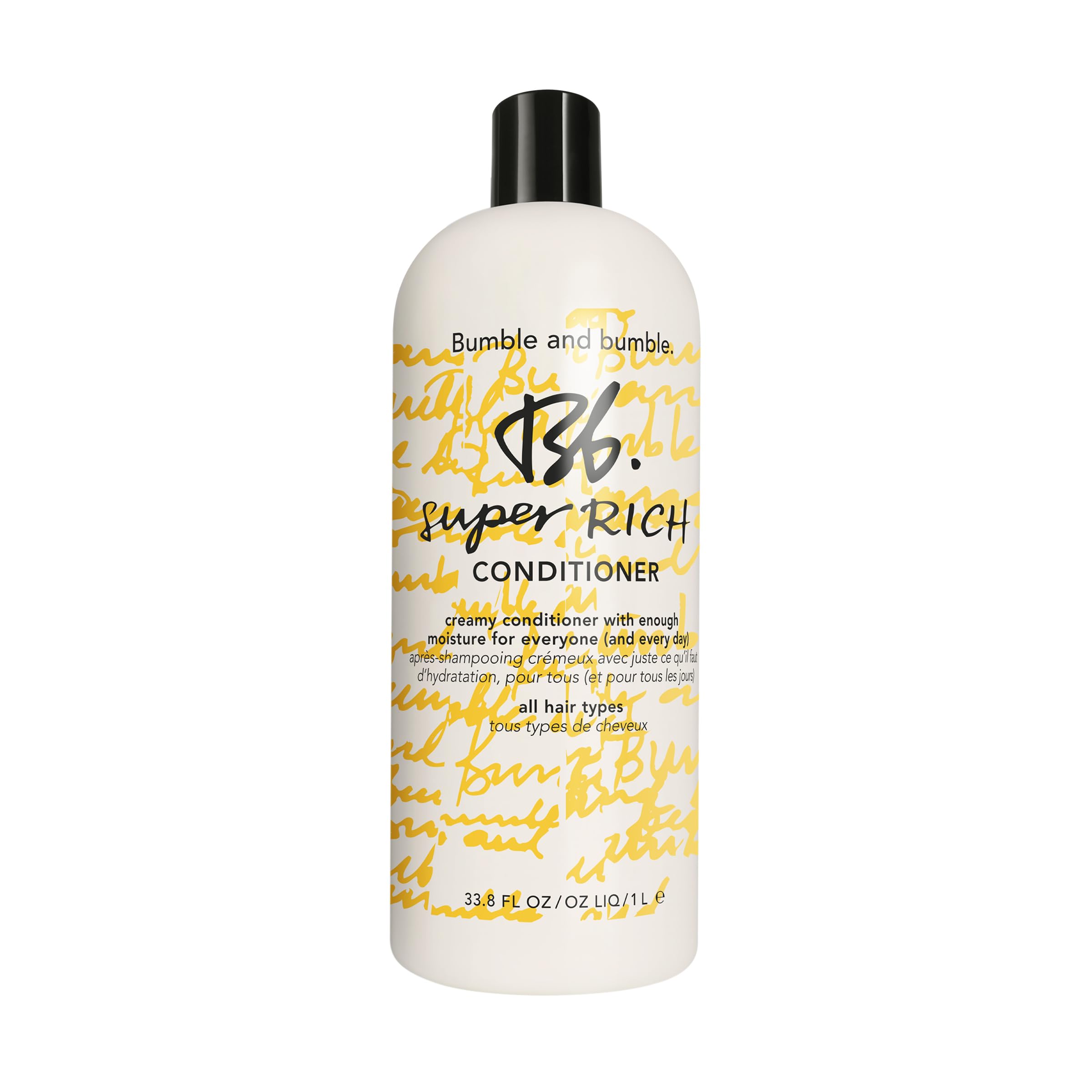 Bumble and bumble Super Rich Daily Hair Conditioner - Hydrating & Shine Enhancing Formula for Curly, Wavy & Straight Hair | Perfect for Dry, Damaged Hair & Color-Treated Locks | Salon-Quality Hair Care at Home