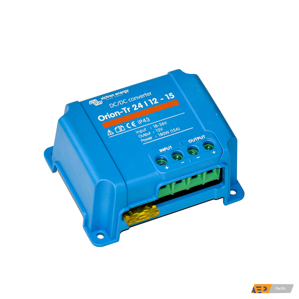 Orion 180W DC-DC Power Converter 24V to 12V Step Down Voltage Regulator - Perfect for RVs, Boats, Solar Systems & Off-Grid Power Applications