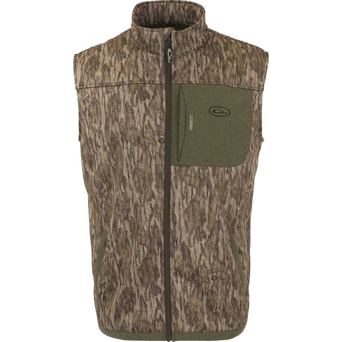 Drake Waterfowl Men's Endurance Hunting Vest - Lightweight Waterproof Camo Jacket for Outdoor Adventures, Duck Hunting & Cold Weather Protection