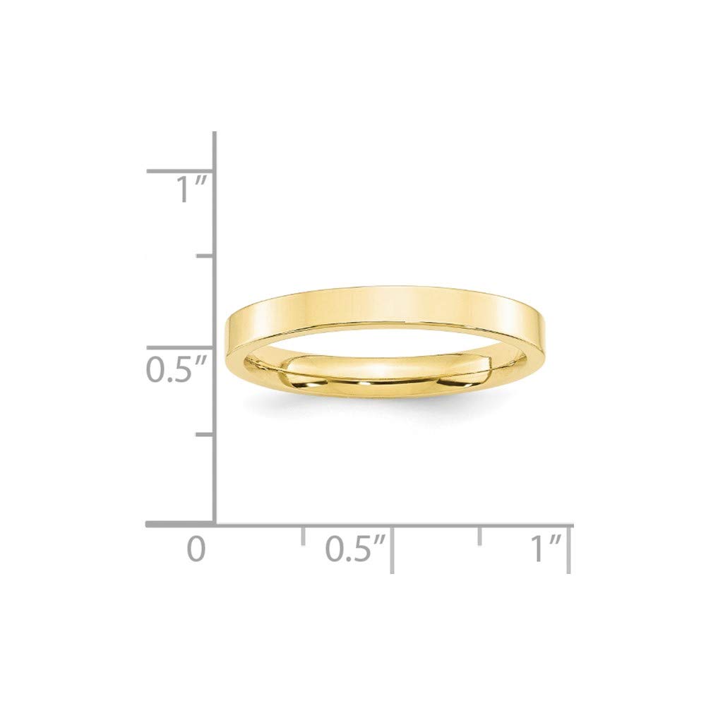 10K Yellow Gold 3mm Comfort Fit Wedding Band Ring for Women - Classic Bridal Engagement Ring, Durable Fine Jewelry Gift for Her - Perfect for Anniversaries, Proposals & Everyday Elegance