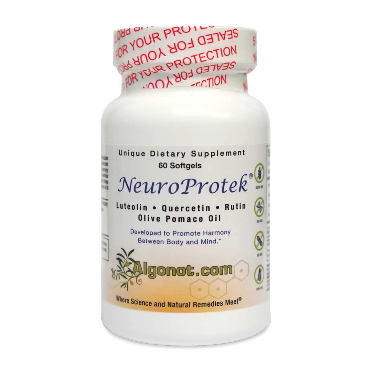 NeuroProtek 8 Pack: Liposomal Luteolin Supplement with Quercetin & Rutin in Olive Pomace Oil | Immune Support & Antioxidant Formula | Great for Daily Wellness & Allergy Relief