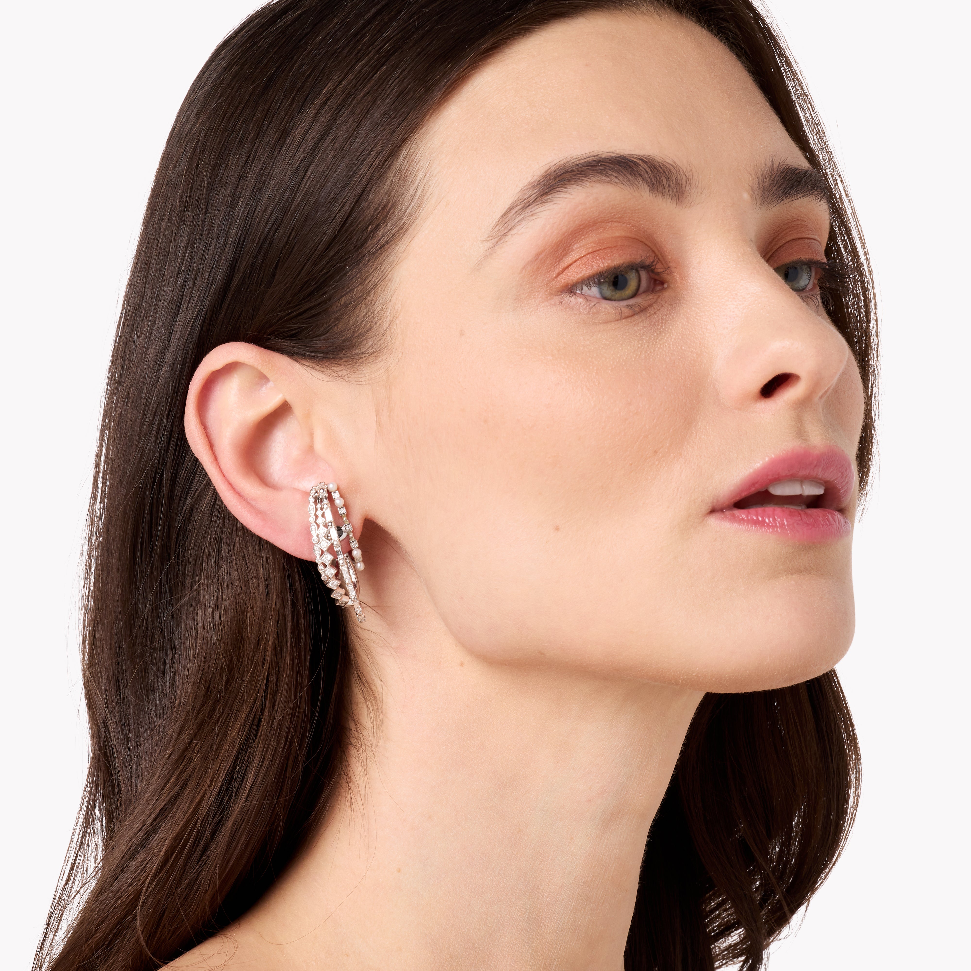 Trendy Mesh Earrings for Women - Lightweight & Stylish Gold Hoop Earrings for Everyday Wear - Perfect for Parties, Work & Casual Outfits