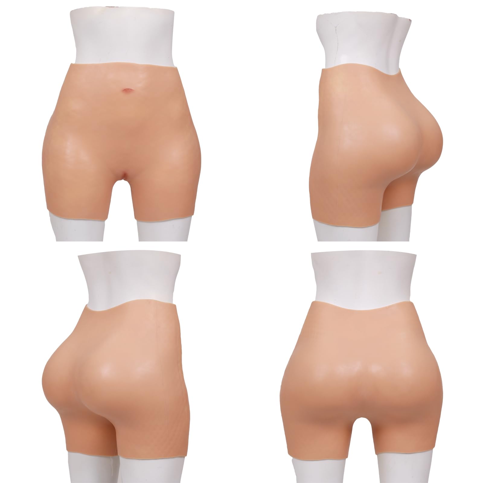 **Silicone Butt Lifting Pants - Push Up & Shape Control Shorts for Women - Realistic Hip Enhancer Underwear - Perfect for Workout, Daily Wear & Body Shaping**