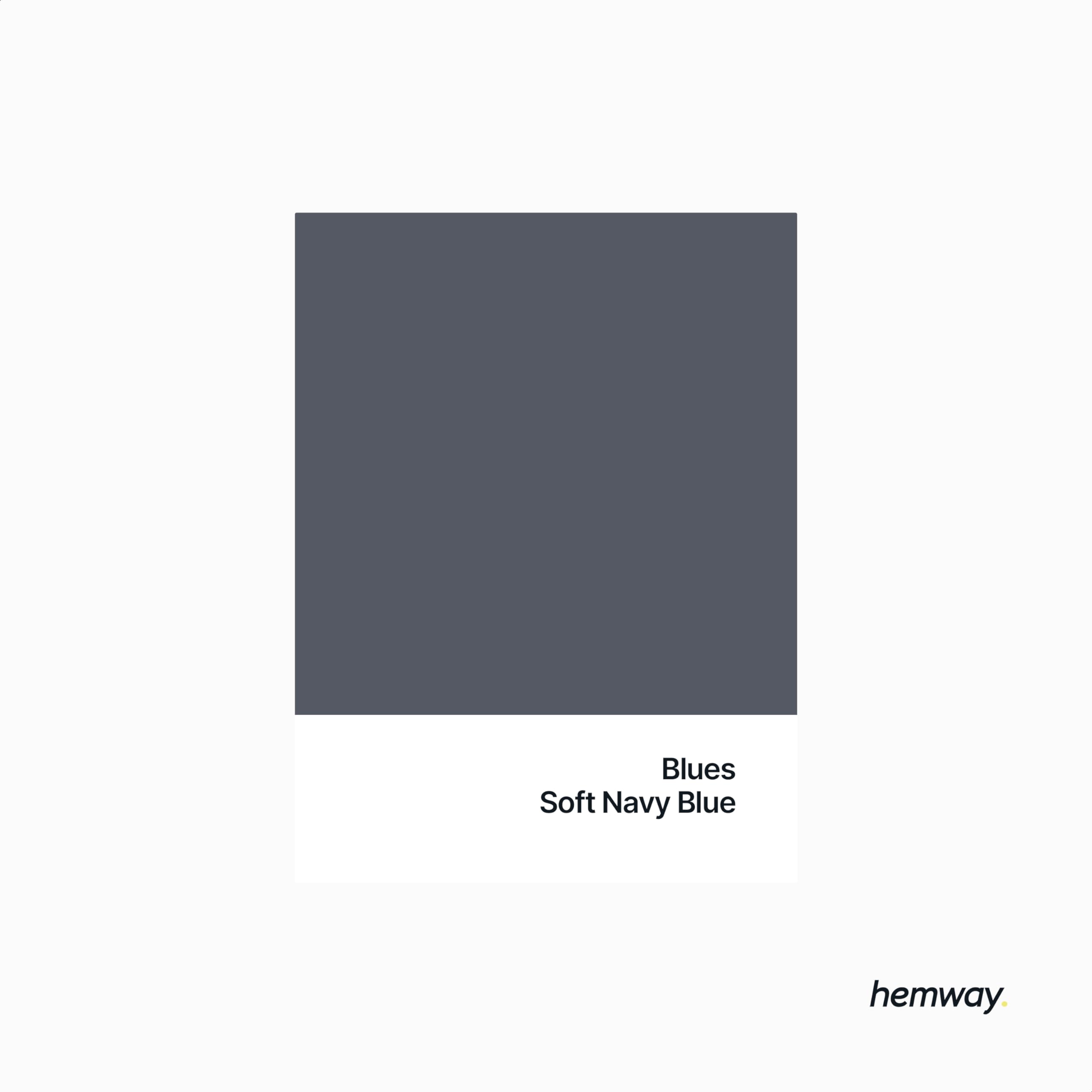 Hemway Navy Blue Chalk Paint 1L - Matt Finish for Furniture & Walls - DIY Home Upcycling