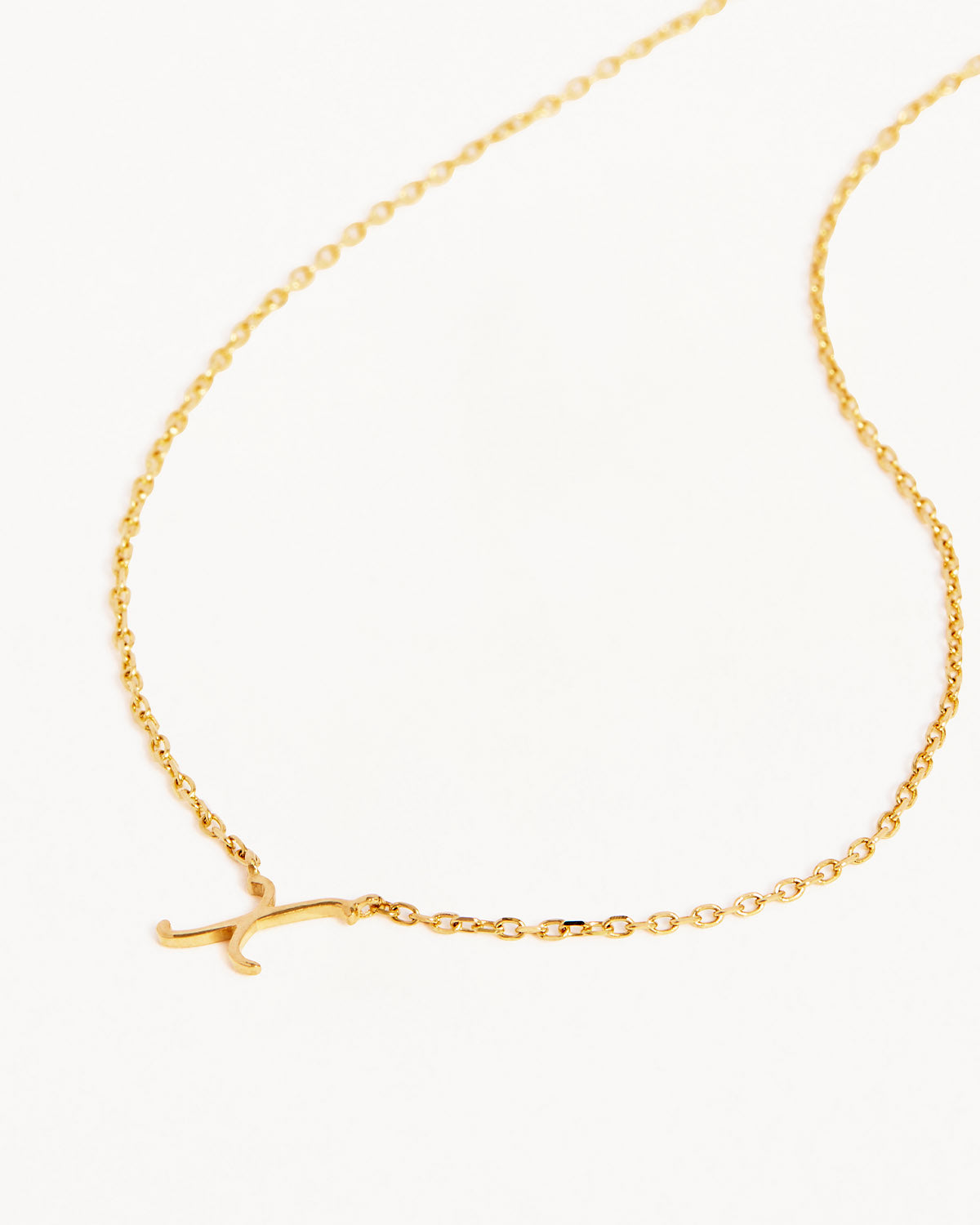 14K Solid Gold Love Letter Necklace for Women - Personalized Romantic Jewelry Gift for Her - Perfect for Anniversaries, Valentine's Day & Special Occasions