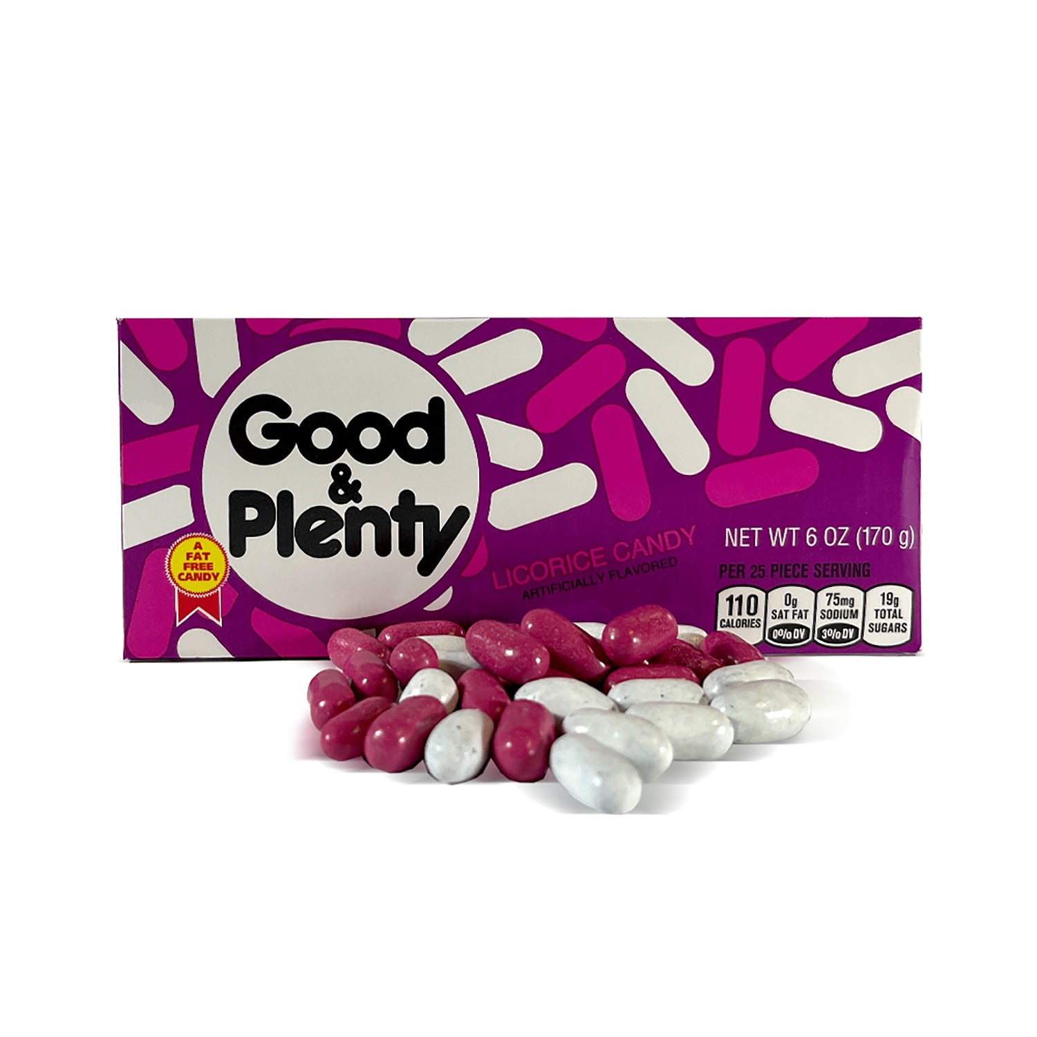 Hershey Good N Plenty Theater Box Candy - 6oz (12 Count) Case Pack | Bulk Licorice Candy for Movie Nights, Parties & Office Snacks