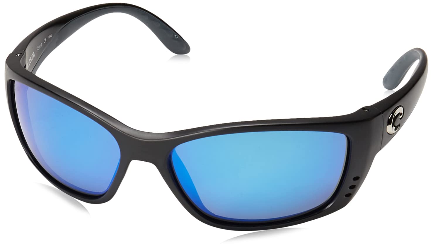 Costa Del Mar Men's Fisch Rectangular Polarized Sunglasses UV Protection - Stylish Outdoor Sports & Driving Shades for Fishing, Boating, and Beach Activities