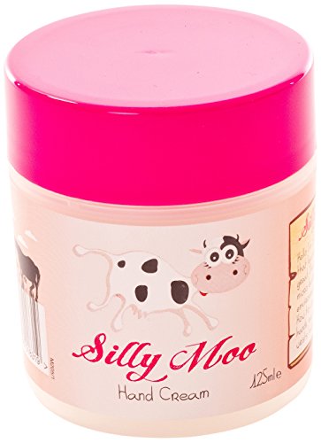 Silly Moo Moisturizing Hand Cream 4.2oz (125ml) - Nourishing & Hydrating for Dry Skin - Perfect for Winter Care, Office Use & Travel Essentials