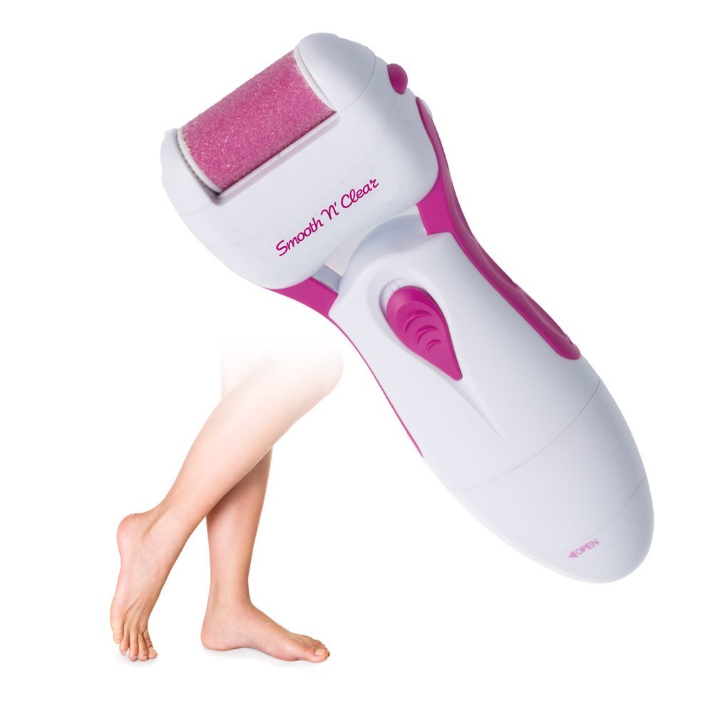 Premium Electric Callus Remover for Feet - Rechargeable & Painless Dead Skin Remover (Pink) - Perfect for Pedicures, Dry Cracked Heels & At-Home Foot Care