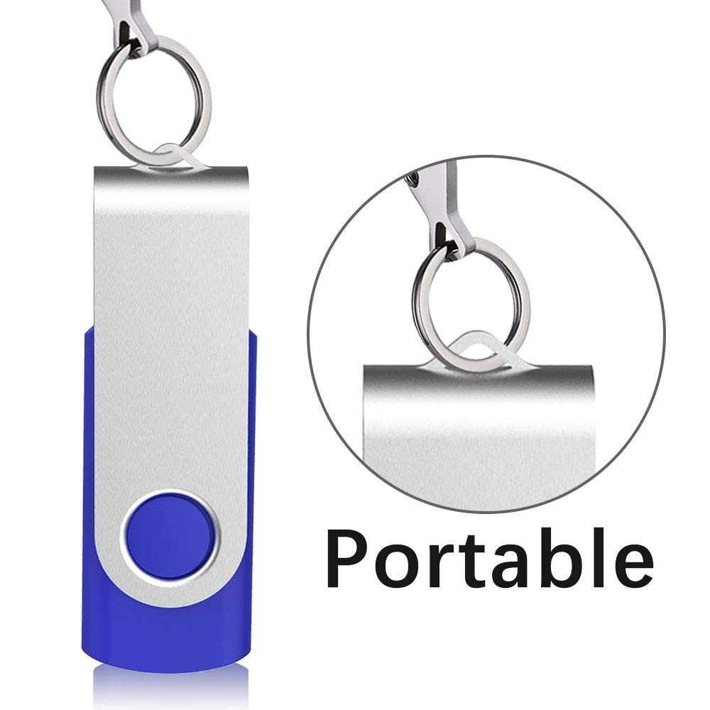 Aiibe 16GB USB Flash Drive Bulk Pack (50 Pack) - USB 2.0 Thumb Drives Memory Stick for Data Storage, File Transfer - Perfect for Office, School, Business, Events & Bulk Giveaways