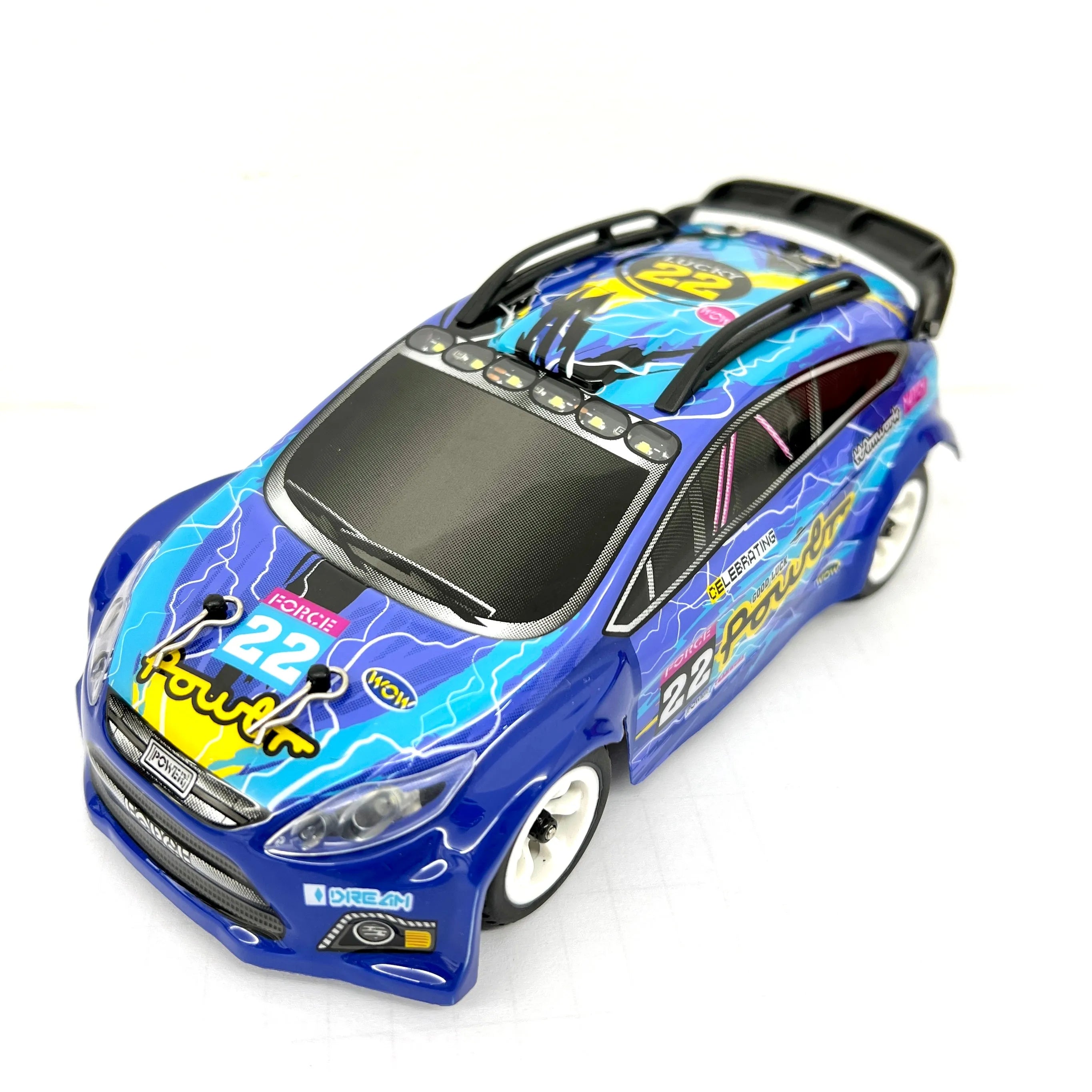 WLTOYS 284010 1/28 Scale 2.4Ghz 4WD Brushed RC Rally Car RTR Ready-to-Race with LED Lights - Perfect for Indoor Racing, Backyard Drifting & RC Car Enthusiasts