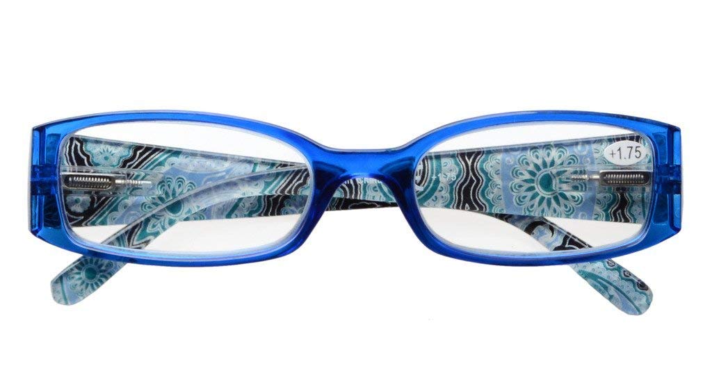 Eyekepper 5 Pairs Women's Reading Glasses with Sunglasses - Stylish Readers for Computer Work, Reading Books & Outdoor Activities