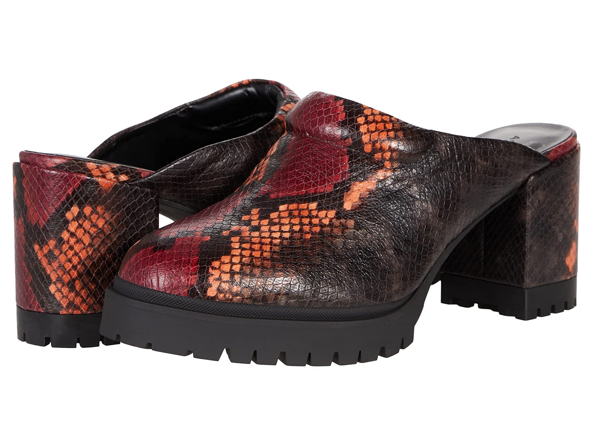 Aerosoles Emon Red Snake 7 B (M) Women's Comfortable Slip-On Shoes for Walking, Work & Casual Wear | Fashion Sneakers for Everyday Use