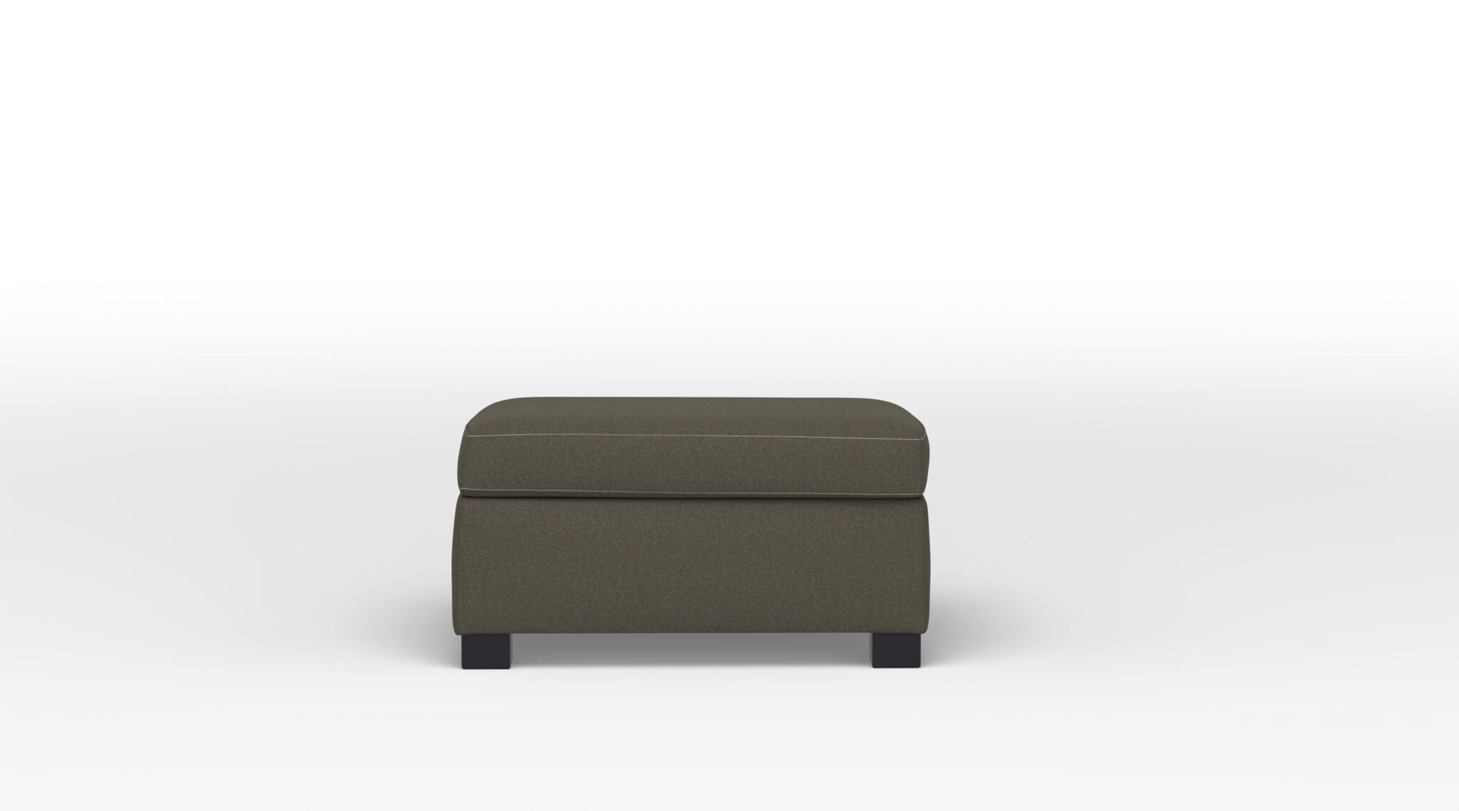 Celeste Rectangular Storage Ottoman with Lift Top - Arlo Brown Leather Upholstery | Modern Footrest & Extra Seating for Living Room, Bedroom & Office