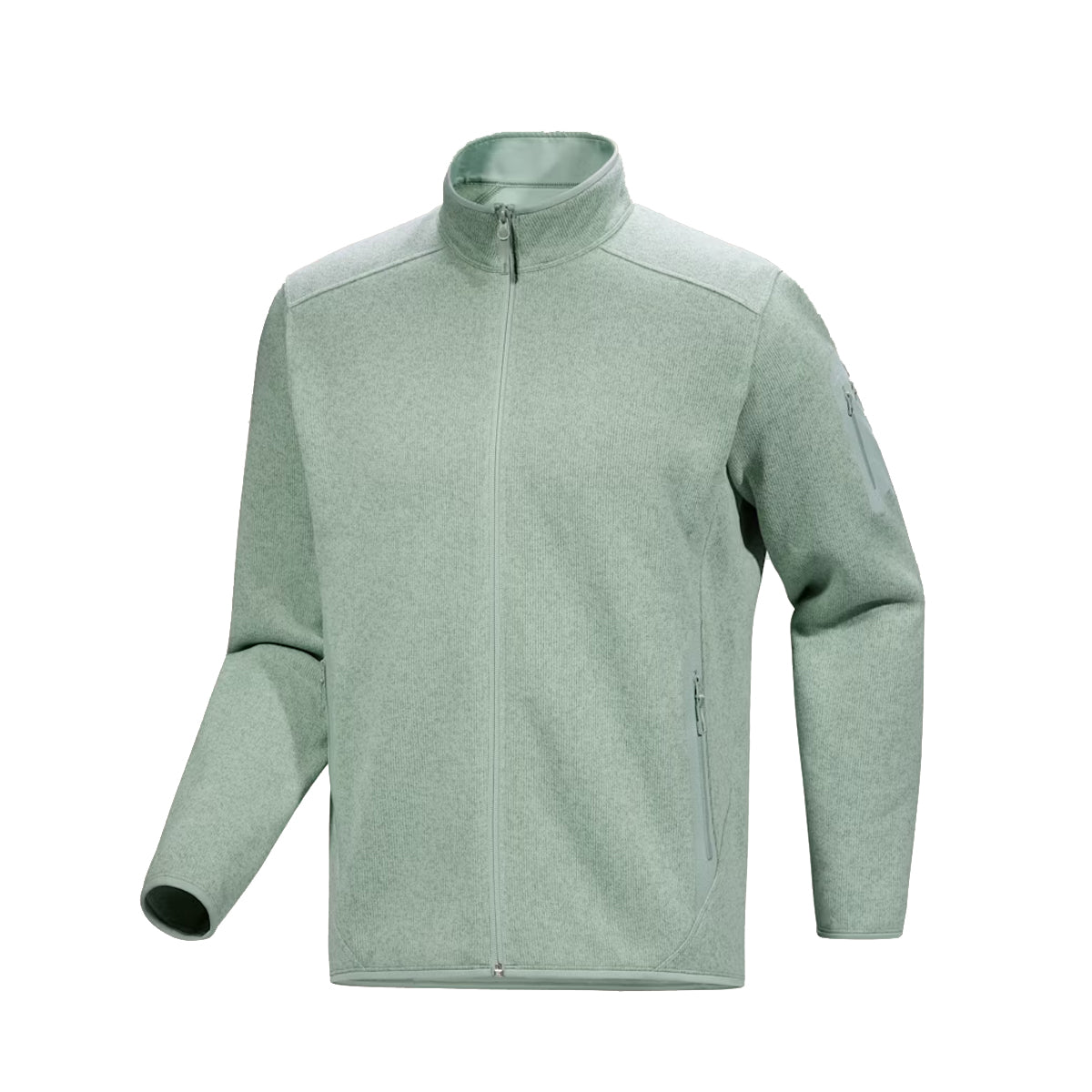 Arc'Teryx Covert Cardigan Sweatshirt - Stone Green Heather - Men's & Women's Casual Pullover for Outdoor & Urban Wear - X000008884