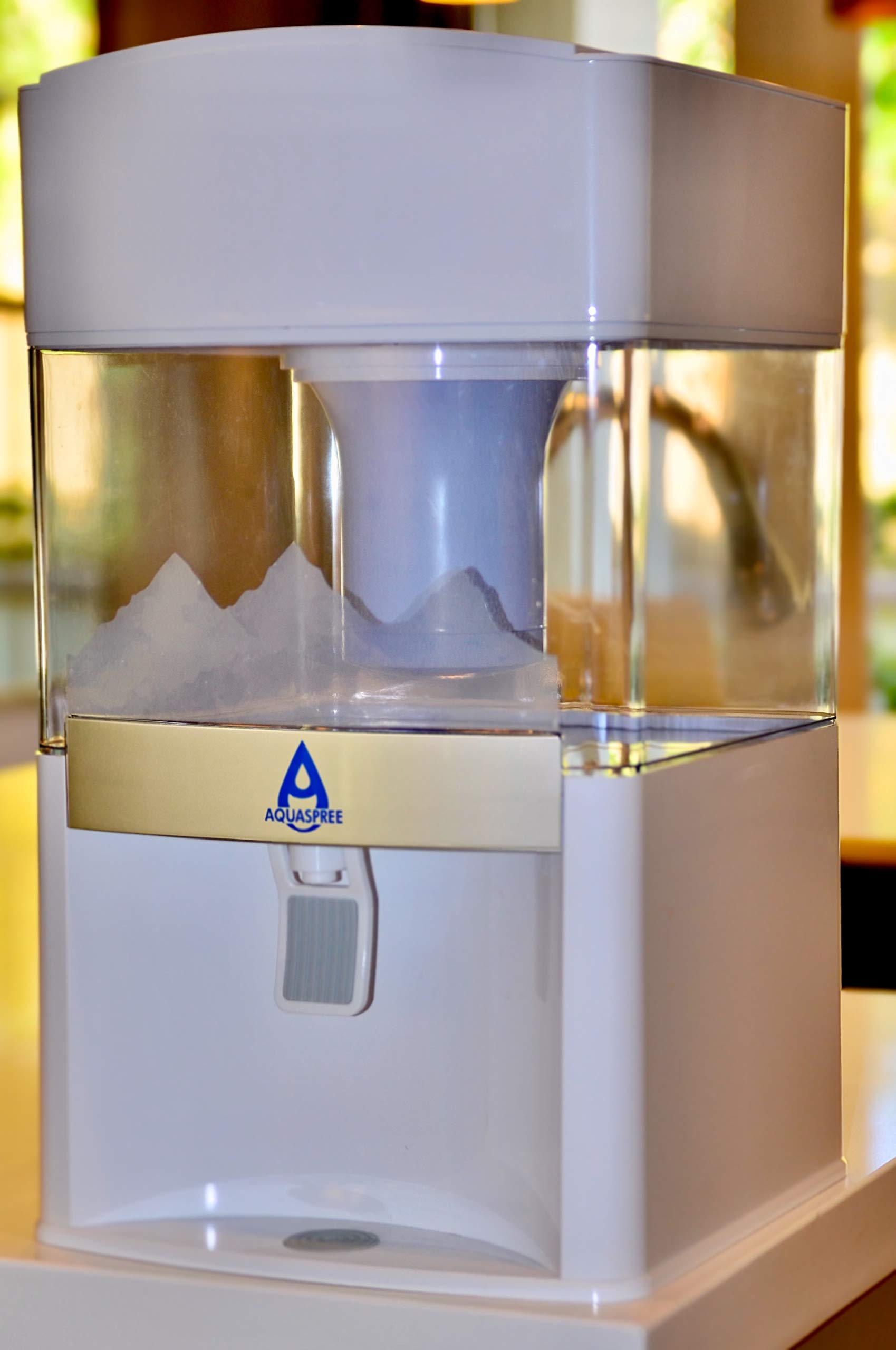 Premium 5 Gallon Countertop Water Purifier - Alkaline Mineral Water Filtration System for Clean, Refreshing Drinking Water | Perfect for Home, Office & Kitchen Use