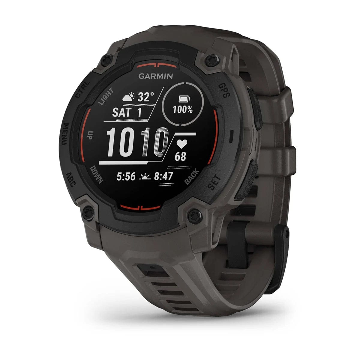 Garmin Instinct® Solar - Rugged GPS Smartwatch with Solar Charging, Heart Rate Monitor & Fitness Tracking - Perfect for Hiking, Running & Outdoor Adventures
