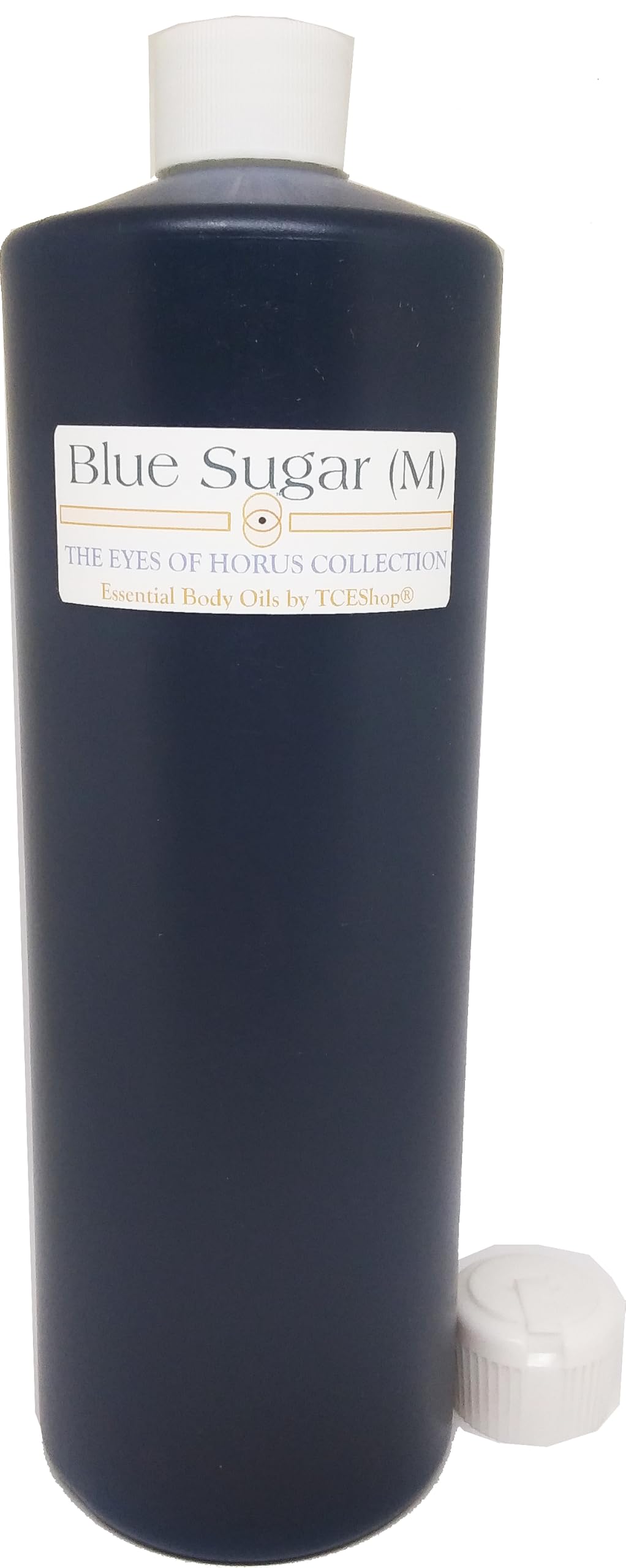Blue Sugar Cologne Body Oil for Men - 32 oz Flip Cap Fragrance | Long-Lasting Scent for Date Night, Office & Special Occasions