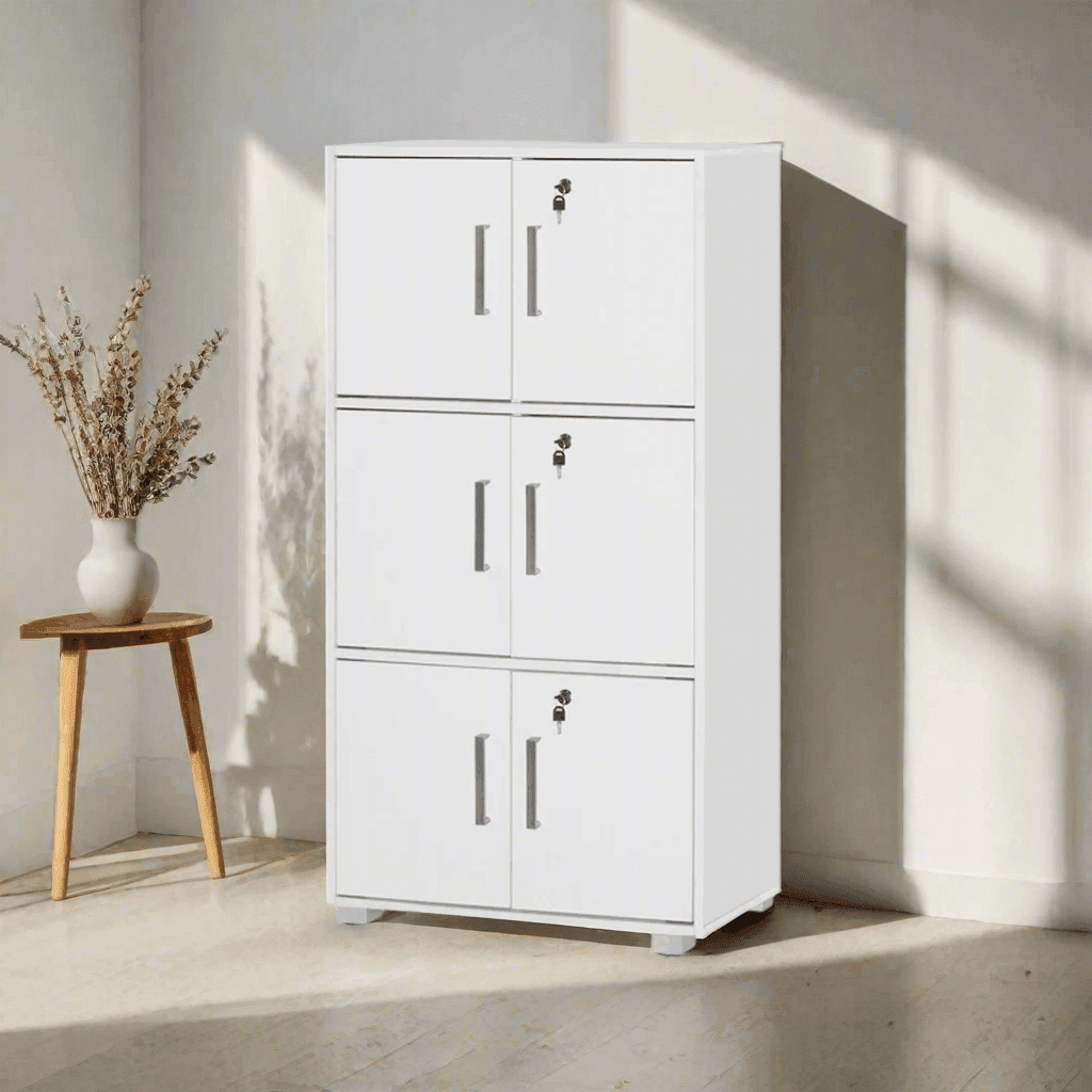 Koen II 3-Tier Storage Cabinet - Organizer for Home, Office, Closet & Bathroom - Space Saving Shelf Unit for Books, Toys, Clothes & More