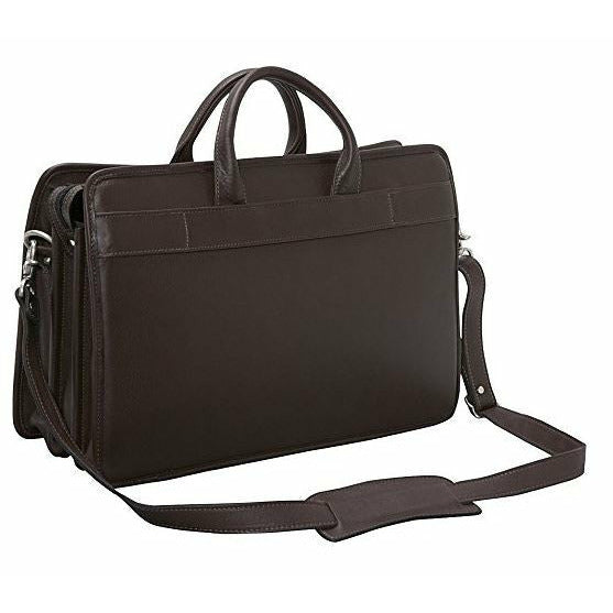 Premium Platinum Edition Executive Briefcase - Professional Leather Laptop Bag for Business & Travel - Perfect for Office, Meetings & Corporate Gifting