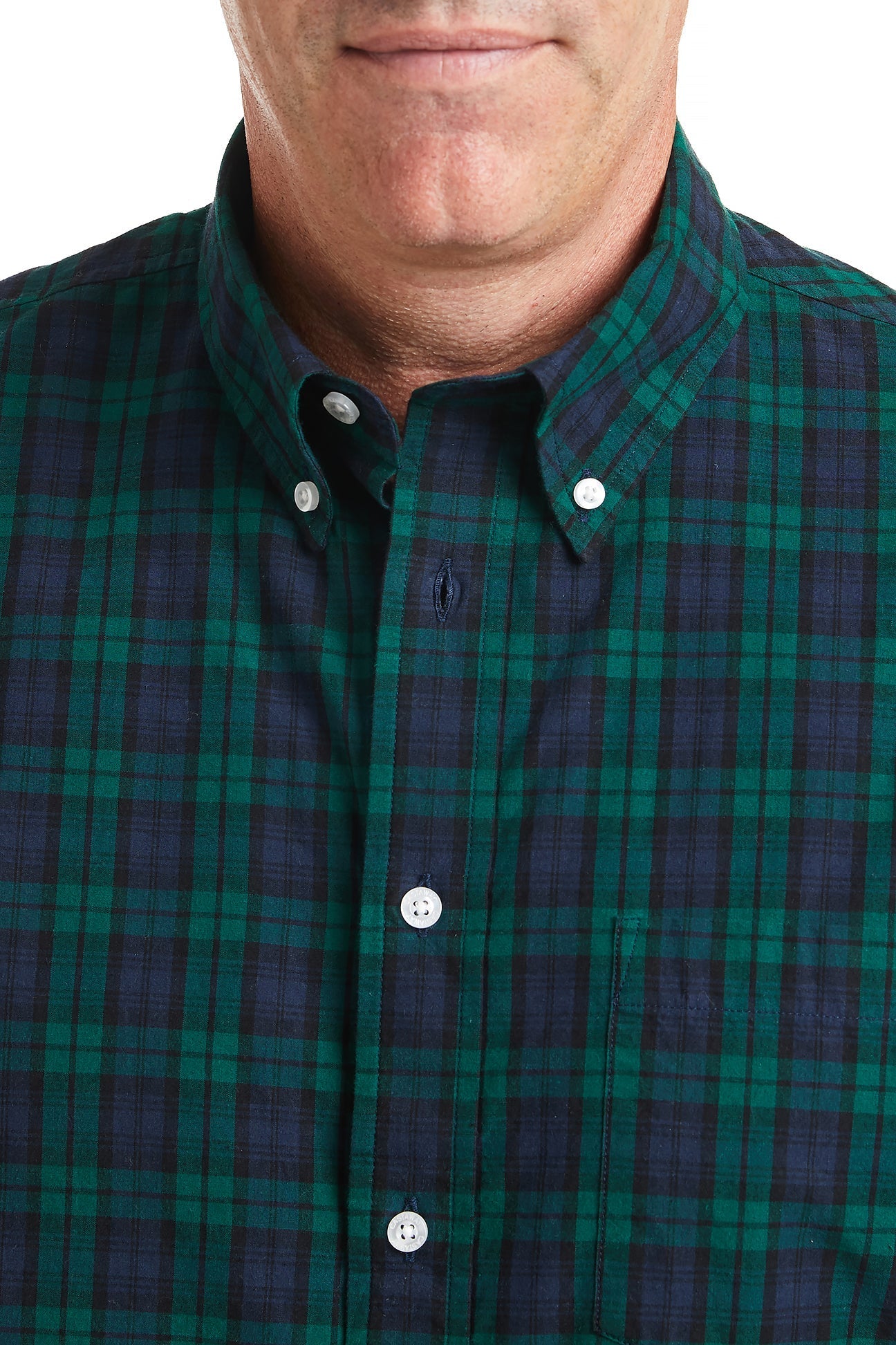 Chase Shirt Blackwatch Tartan Plaid Flannel Shirt for Men - Comfortable Casual Wear for Outdoor Activities and Everyday Style