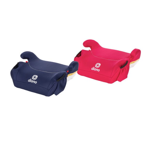 Diono Solana Backless Booster Car Seat (2 Pack) - Lightweight & Portable for Kids 3-12 Years - Perfect for Travel, School, and Carpooling