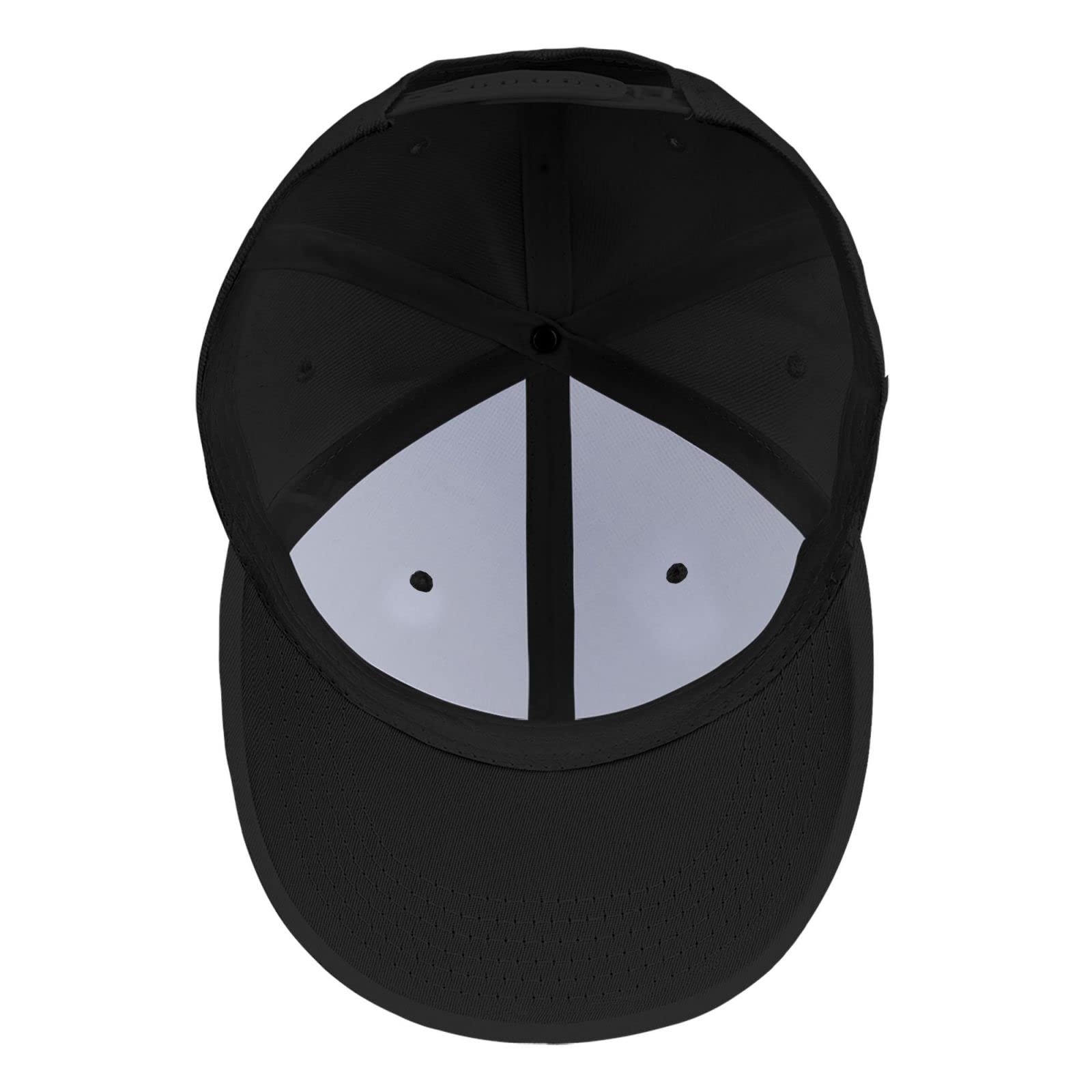 DARLEKS Christian Jesus Cross Baseball Cap - Religious Flat Bill Trucker Hat for Men & Women - Cool Hip Hop Style - Perfect for Church, Concerts & Outdoor Activities