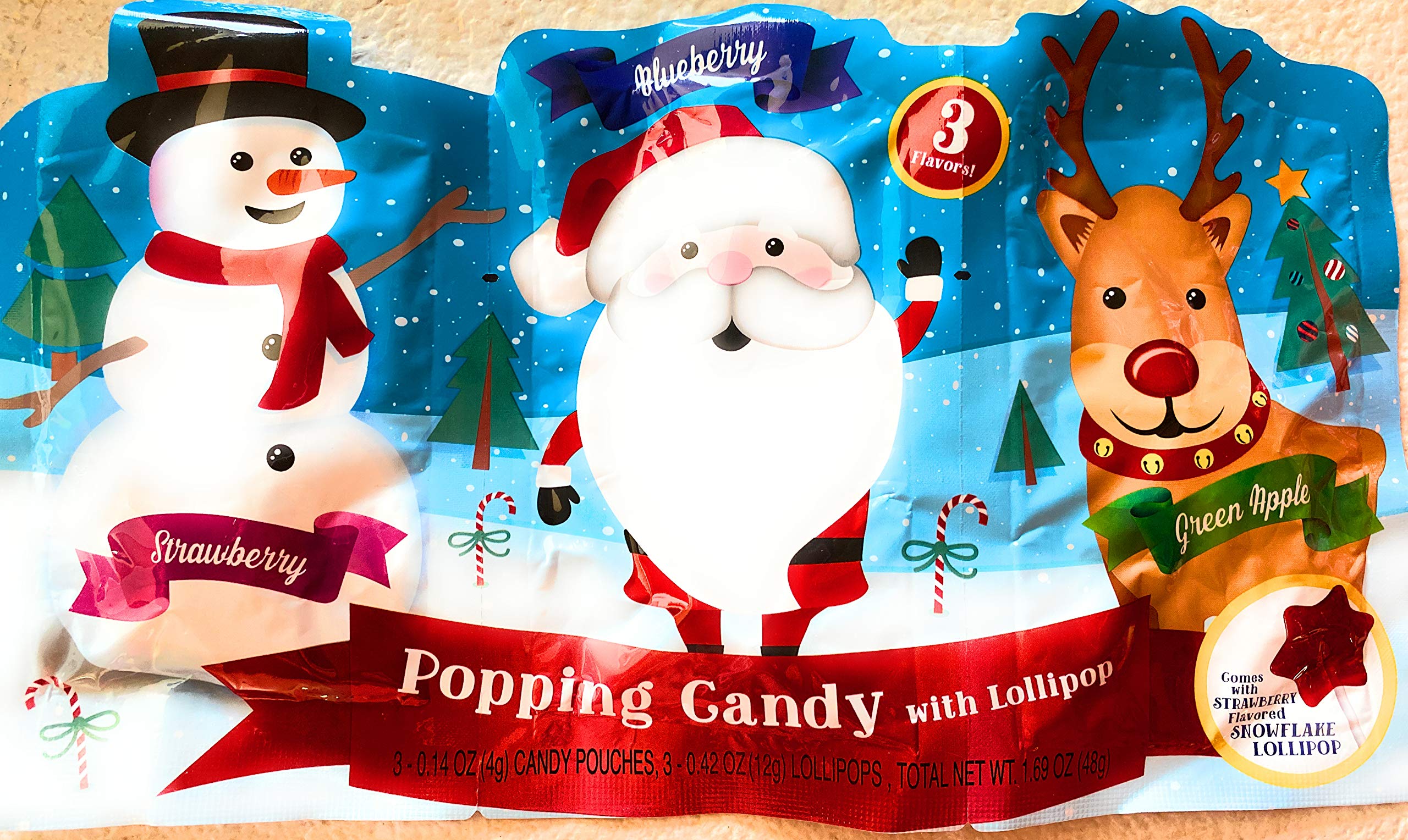 Best Popping Candy with Lollipop - 3 Flavor Variety Pack | Fun & Fizzy Candy for Parties, Gifts & Snacking