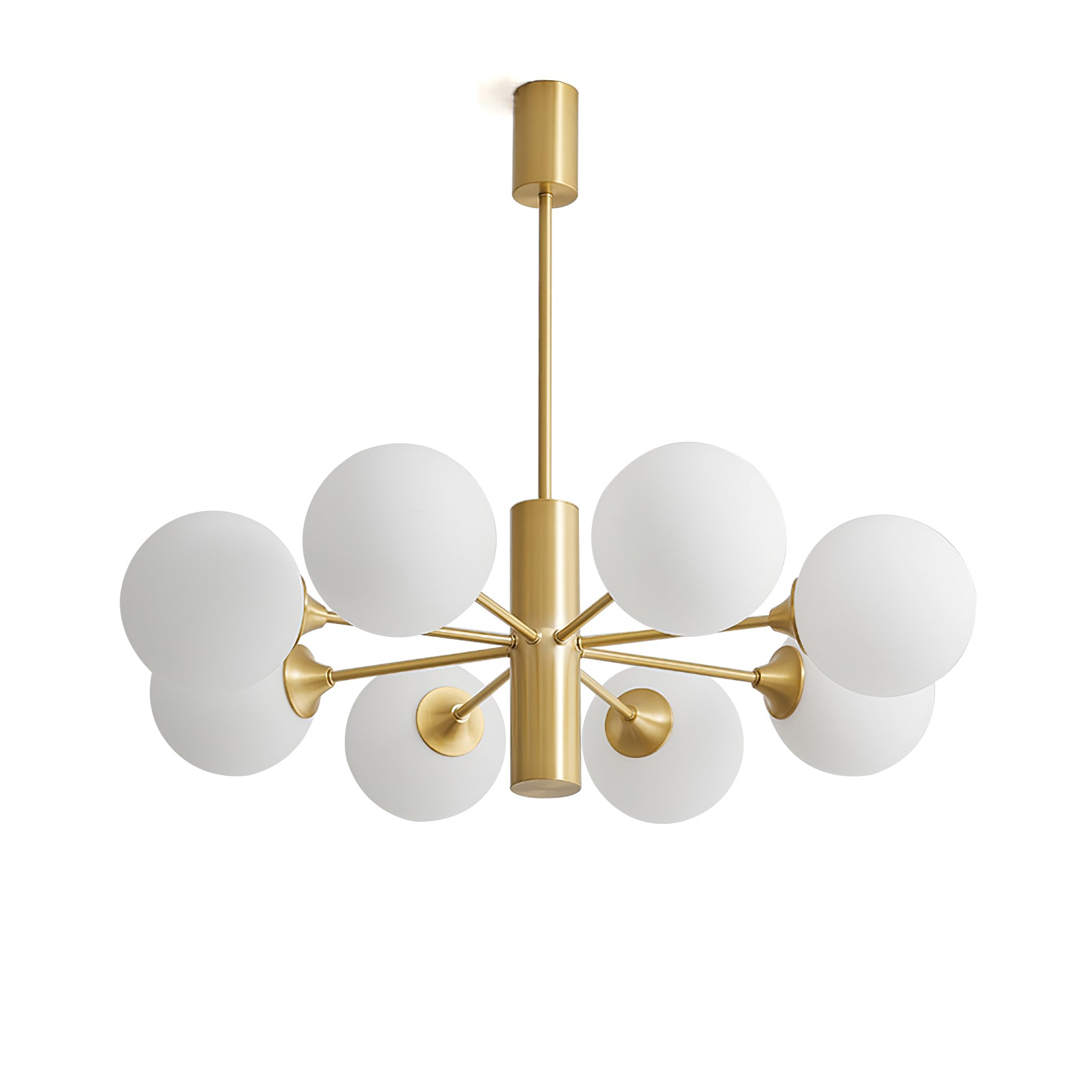 Stylish Bean Ball Chandelier - Modern Pendant Lighting Fixture for Dining Room, Bedroom & Living Room Decor