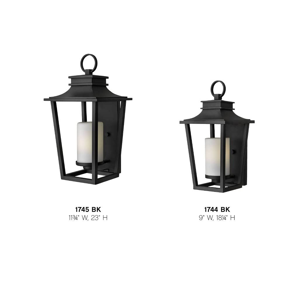 1 Light Small Outdoor Wall Lantern - Transitional Style 9