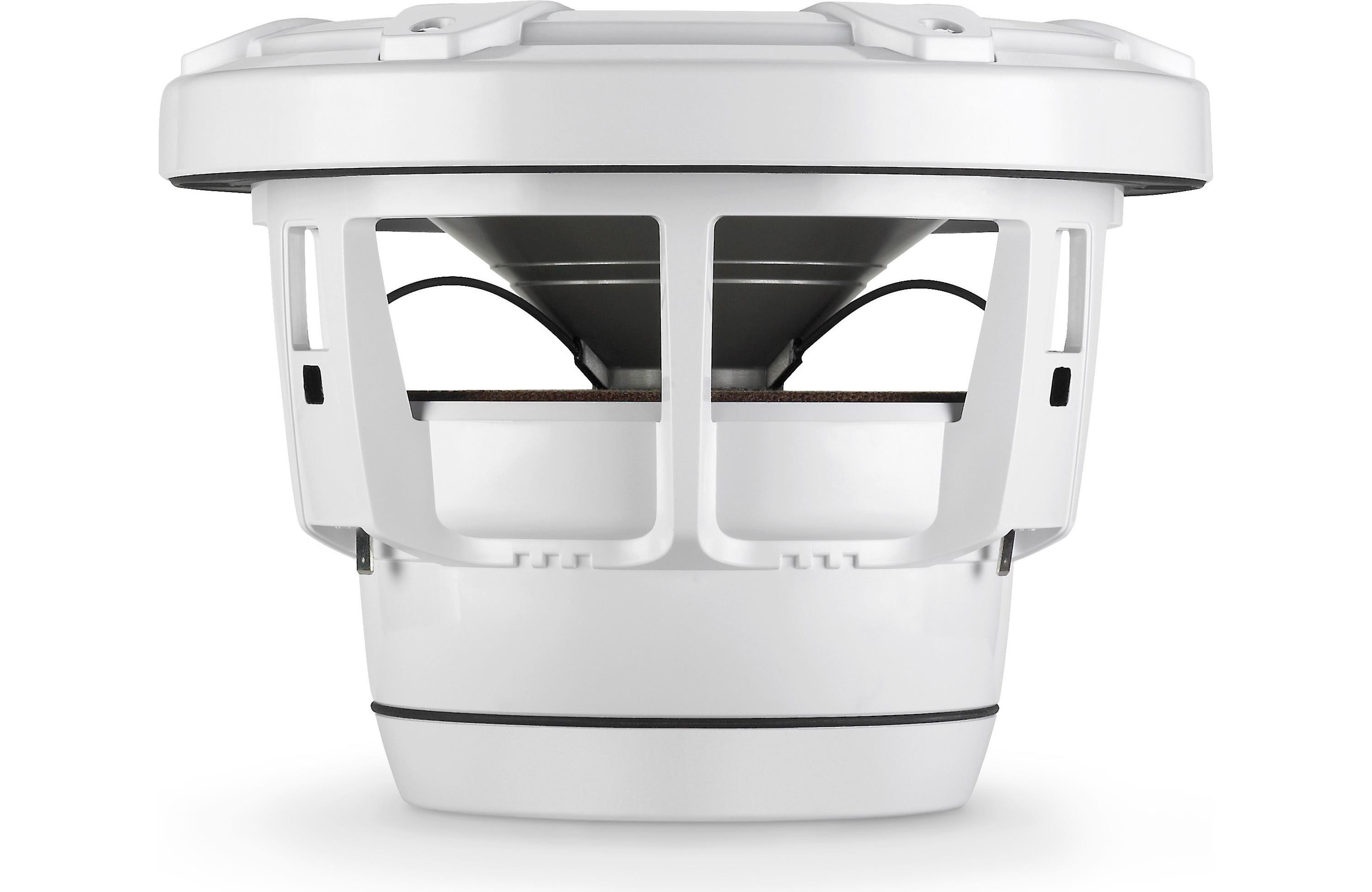 JL Audio M8W5 SG WH Marine 8-Inch 4 Ohm Subwoofer with White Sport Grille - 200W RMS Power for Boats, Yachts, and Marine Audio Systems - Perfect for Outdoor Water Sports and Marine Entertainment