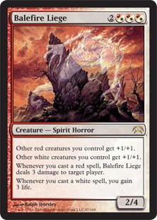 Magic The Gathering - Balefire Liege - Planechase Card for MTG Deck Building - Perfect for Commander, Modern, and Casual Play