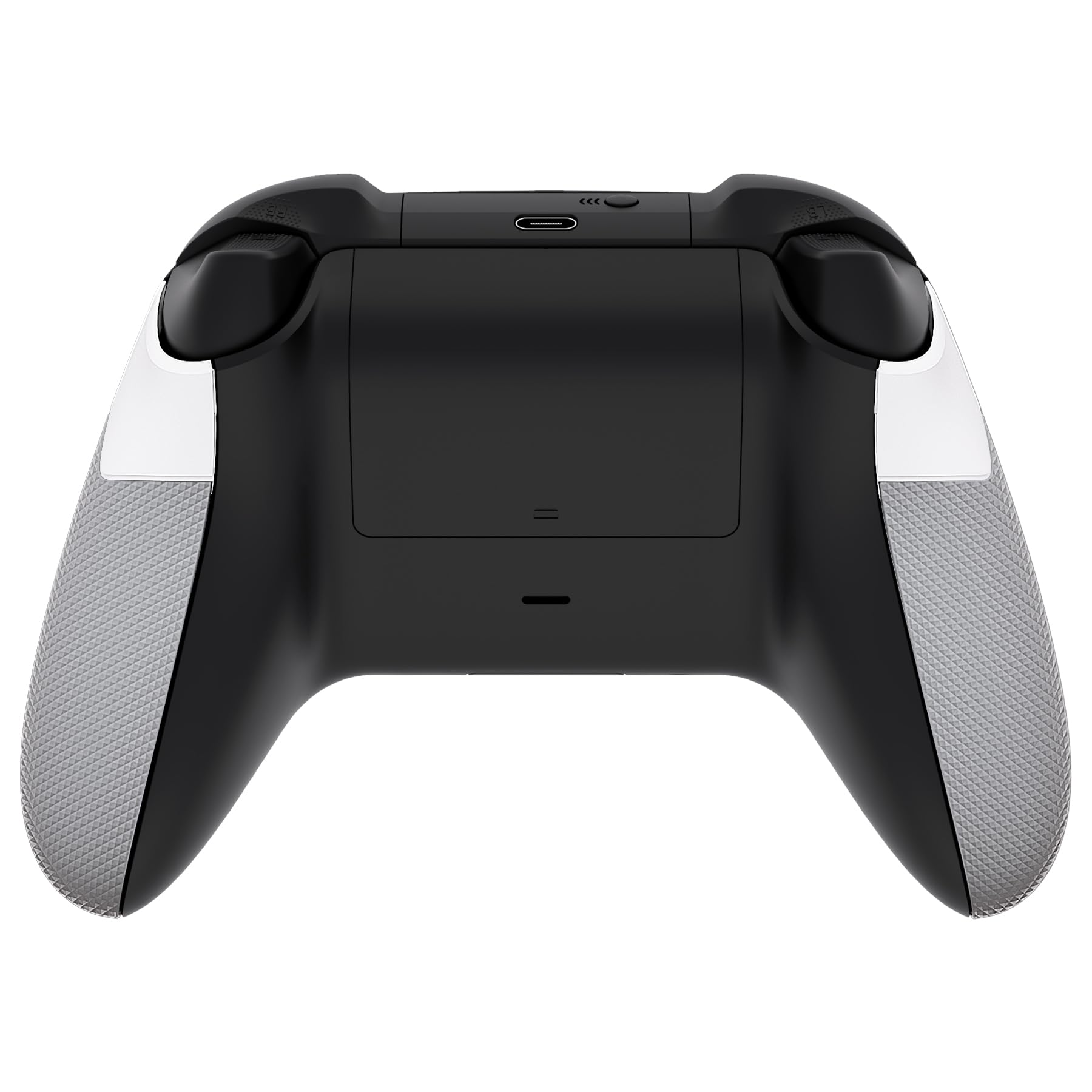 eXtremeRate Rubberized Grip Case & Side Shell Cover for Xbox Series X/S Controller - DIY Replacement for Xbox Core Controller Model 1914 (White Gray) - Perfect for Gaming, Streaming & Competitive Play - NOT Included Controller