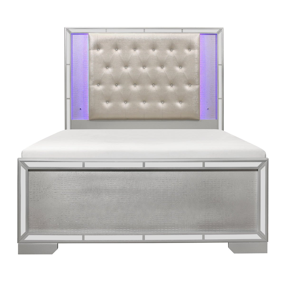 Aveline Queen Size Bed Frame - Modern Upholstered Platform Bed with Wooden Slats - Perfect for Master Bedroom, Guest Room & Apartment
