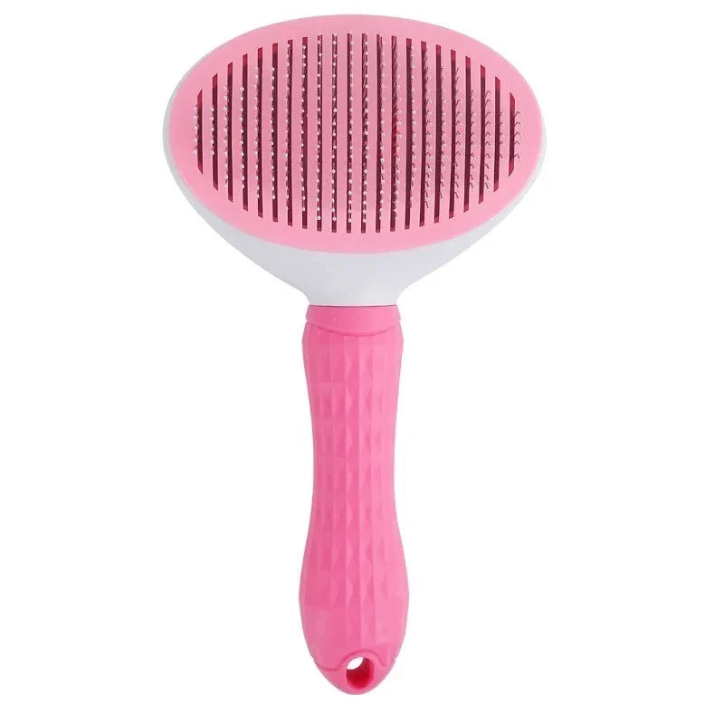 Premium Pet Grooming Brush for Dogs & Cats - Gentle Deshedding & Massaging Tool for Long & Short Hair - Perfect for Home Grooming & Bonding Time