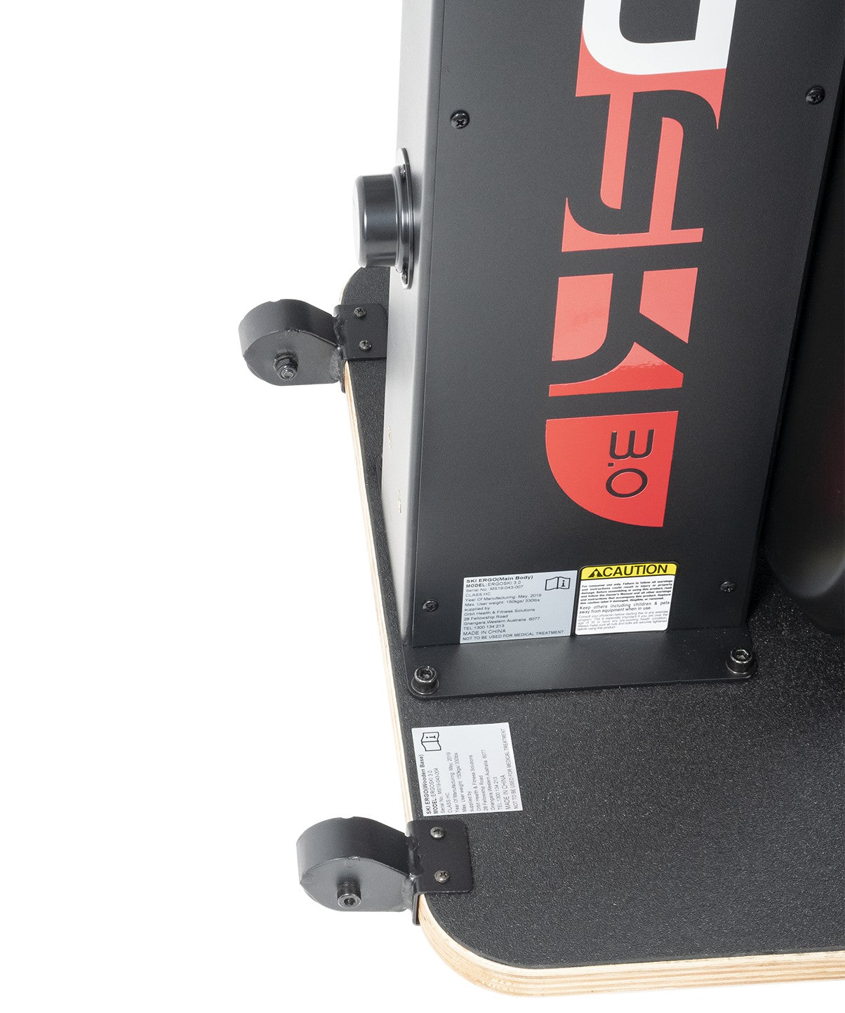 ErgoSki 3.0 Self-Generating Ski Trainer - Perfect for Indoor Ski Training, Home Workouts & Winter Sports Preparation