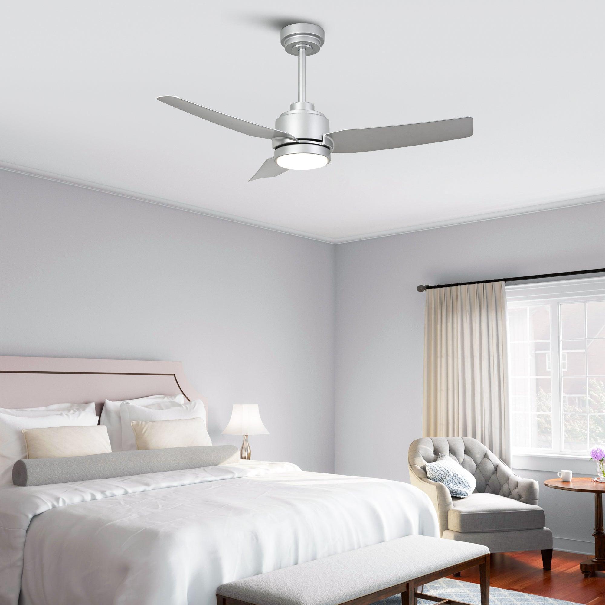 Vaczon 42 Inch 3-Blade Modern Ceiling Fan with Remote Control & LED Light Kit - Perfect for Living Room, Bedroom, and Indoor Spaces