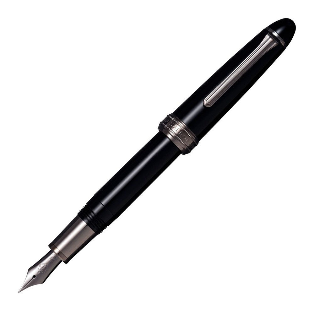 Sailor Fountain Pen Naginata Togi - Premium Black Trim Calligraphy Pen for Writing, Journaling & Gift Giving