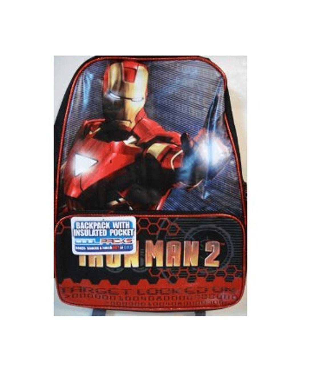 Iron Man Backpack for Kids & Adults - Marvel Avengers Superhero School Bag - Lightweight Durable Laptop Backpack for Travel, Work & Cosplay