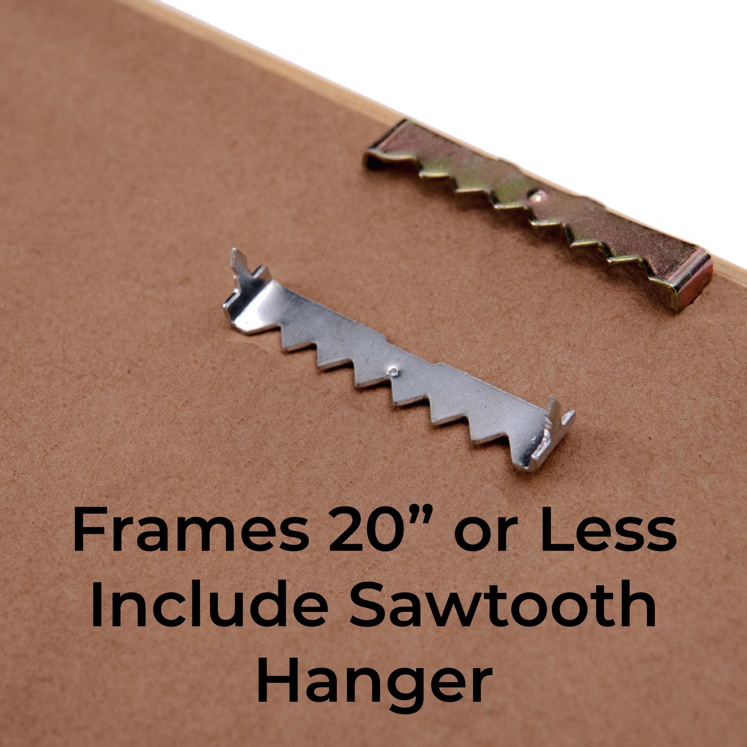 24x36 White Real Wood Picture Frame - 0.75